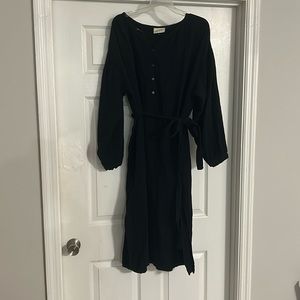 Black midi dress from Target